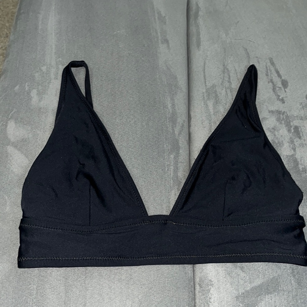 J. Crew black bikini top size small